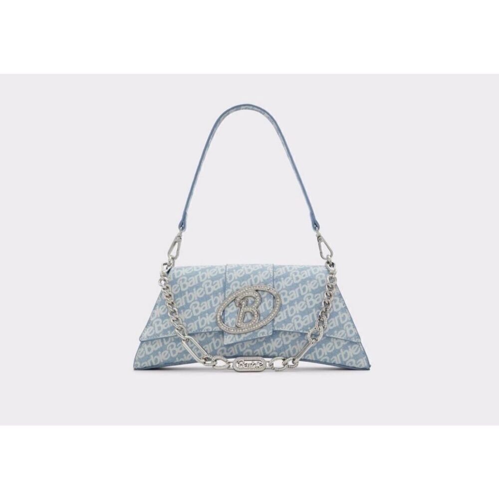 NWT~ALDO X BARBIE VOGUE Blue & Rhinestones Limited Edition Shoulder Bag Purse